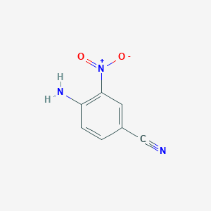 molecular formula C7H5N3O2 B023877 4-氨基-3-硝基苯甲腈 CAS No. 6393-40-4