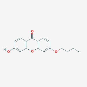 molecular formula C17H16O4 B2387704 3-butoxy-6-hydroxy-9H-xanthen-9-one CAS No. 164660-81-5