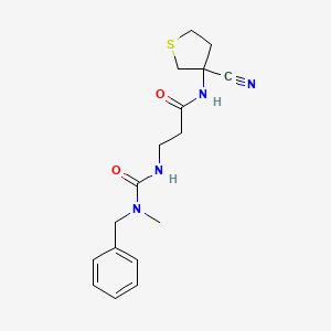 3-{[benzyl(methyl)carbamoyl]amino}-N-(3-cyanothiolan-3-yl)propanamide