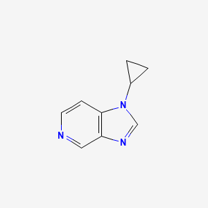 molecular formula C9H9N3 B2387752 1-cyclopropyl-1H-imidazo[4,5-c]pyridine CAS No. 1423026-30-5