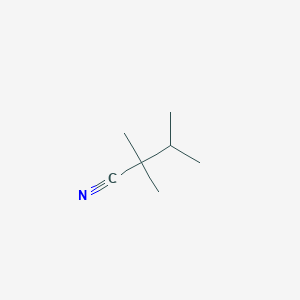 molecular formula C7H13N B2387757 2,2,3-Trimethylbutanenitrile CAS No. 26154-43-8