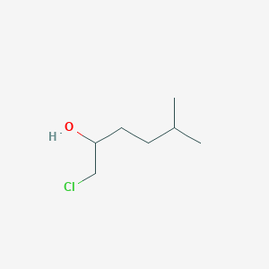 molecular formula C7H15ClO B2387763 1-クロロ-5-メチルヘキサン-2-オール CAS No. 107323-80-8