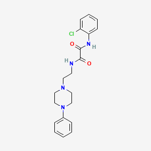 molecular formula C20H23ClN4O2 B2387769 N1-(2-Chlorphenyl)-N2-(2-(4-Phenylpiperazin-1-yl)ethyl)oxalamid CAS No. 1049369-73-4