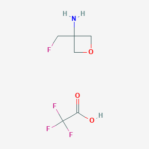 3-(Fluoromethyl)oxetan-3-amine; trifluoroacetic acid