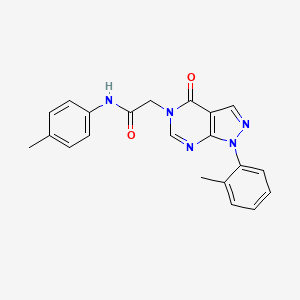 N-(4-methylphenyl)-2-[1-(2-methylphenyl)-4-oxopyrazolo[3,4-d]pyrimidin-5-yl]acetamide