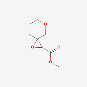 molecular formula C8H12O4 B2387779 Methyl 1,5-dioxaspiro[2.5]octane-2-carboxylate CAS No. 1495959-53-9