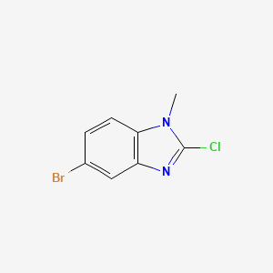 molecular formula C8H6BrClN2 B2387785 5-Bromo-2-chloro-1-methylbenzimidazole CAS No. 1260763-97-0