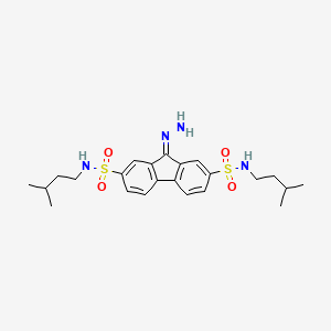 9-hydrazono-N2,N7-diisopentyl-9H-fluorene-2,7-disulfonamide