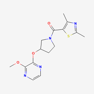 (2,4-Dimethylthiazol-5-yl)(3-((3-methoxypyrazin-2-yl)oxy)pyrrolidin-1-yl)methanone