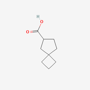 molecular formula C9H14O2 B2387884 Spiro[3.4]octane-7-carboxylic acid CAS No. 2309448-93-7
