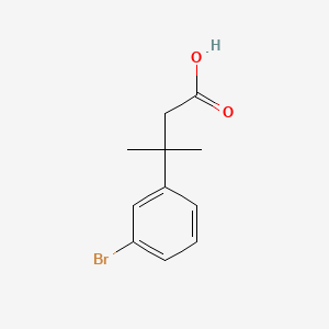 3-(3-Bromophenyl)-3-methylbutanoic acid