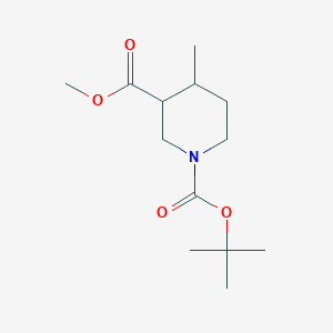 1-Tert-butyl 3-methyl 4-methylpiperidine-1,3-dicarboxylate
