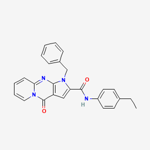 1-benzyl-N-(4-ethylphenyl)-4-oxo-1,4-dihydropyrido[1,2-a]pyrrolo[2,3-d]pyrimidine-2-carboxamide
