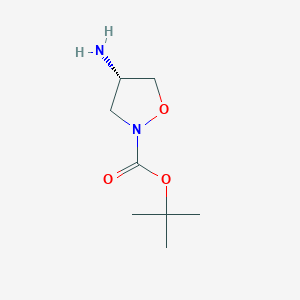 tert-butyl (4S)-4-amino-1,2-oxazolidine-2-carboxylate