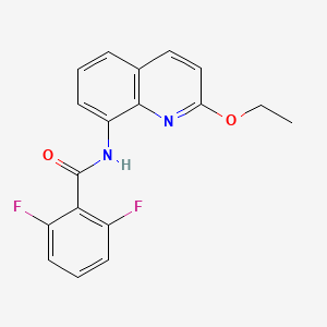 molecular formula C18H14F2N2O2 B2387962 N-(2-ethoxyquinolin-8-yl)-2,6-difluorobenzamide CAS No. 1251576-74-5