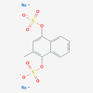 molecular formula C11H10O8S2.2Na B238798 硫酸钠甲萘醌 CAS No. 1612-30-2