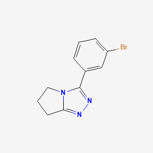 3-(3-bromophenyl)-6,7-dihydro-5H-pyrrolo[2,1-c][1,2,4]triazole