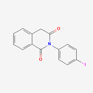 molecular formula C15H10INO2 B2388004 2-(4-Iodophenyl)isoquinoline-1,3(2H,4H)-dione CAS No. 1306115-49-0