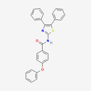 N-(4,5-diphenyl-1,3-thiazol-2-yl)-4-phenoxybenzamide