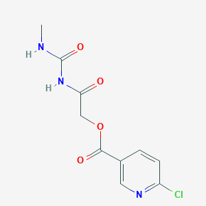 molecular formula C10H10ClN3O4 B2388024 [2-(Methylcarbamoylamino)-2-oxoethyl] 6-chloropyridine-3-carboxylate CAS No. 926139-50-6