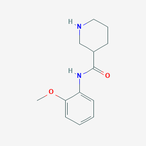 molecular formula C13H18N2O2 B2388040 N-(2-methoxyphenyl)piperidine-3-carboxamide CAS No. 1016503-75-5