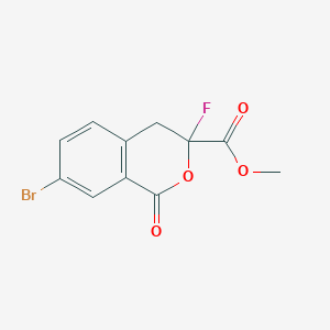 Methyl 7-bromo-3-fluoro-1-oxoisochromane-3-carboxylate