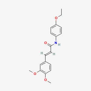 molecular formula C19H21NO4 B2388079 (2E)-3-(3,4-diméthoxyphényl)-N-(4-éthoxyphényl)prop-2-ènamide CAS No. 514808-48-1