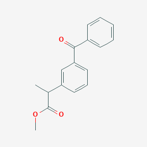 molecular formula C17H16O3 B023881 Ketoprofen methyl ester CAS No. 47087-07-0
