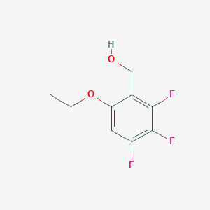 molecular formula C9H9F3O2 B2388101 6-Ethoxy-2,3,4-trifluorobenzyl alcohol CAS No. 1980062-54-1