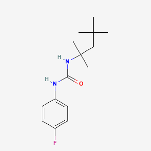 molecular formula C15H23FN2O B2388109 1-(4-Fluorophenyl)-3-(2,4,4-trimethylpentan-2-yl)urea CAS No. 838257-31-1