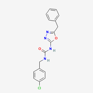 1-(5-Benzyl-1,3,4-oxadiazol-2-yl)-3-(4-chlorobenzyl)urea