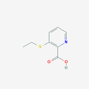3-(Ethylsulfanyl)pyridine-2-carboxylic acid