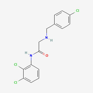 molecular formula C15H13Cl3N2O B2388163 2-[(4-chlorobenzyl)amino]-N-(2,3-dichlorophenyl)acetamide CAS No. 303091-23-8