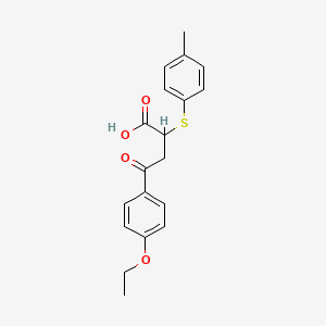 4-(4-Ethoxyphenyl)-2-[(4-methylphenyl)sulfanyl]-4-oxobutanoic acid