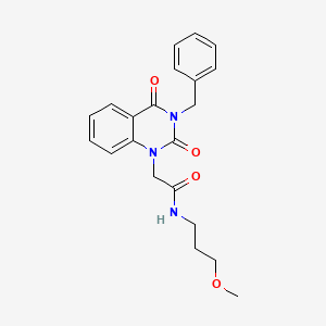 2-(3-benzyl-2,4-dioxoquinazolin-1-yl)-N-(3-methoxypropyl)acetamide