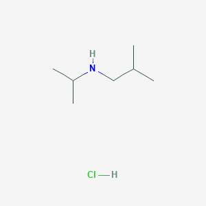 (2-Methylpropyl)(propan-2-yl)amine hydrochloride