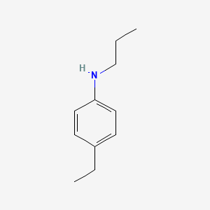 molecular formula C11H17N B2388209 4-ethyl-N-propylaniline CAS No. 1019570-75-2