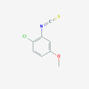 molecular formula C8H6ClNOS B2388255 1-Chloro-2-isothiocyanato-4-méthoxybenzène CAS No. 82401-36-3