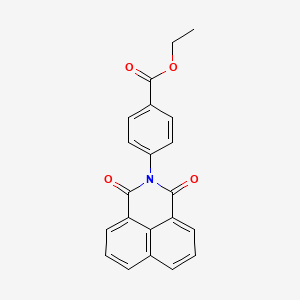 molecular formula C21H15NO4 B2388260 Ethyl 4-(1,3-Dioxobenzo[de]isoquinolin-2-yl)benzoat CAS No. 94887-62-4