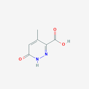 3-Pyridazinecarboxylic acid, 1,6-dihydro-4-methyl-6-oxo-
