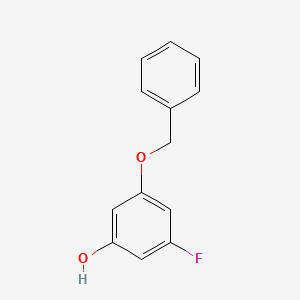 molecular formula C13H11FO2 B2388267 3-(Benzyloxy)-5-fluorophenol CAS No. 1504590-57-1