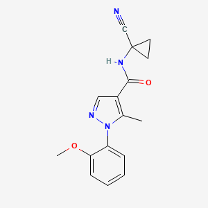 N-(1-Cyanocyclopropyl)-1-(2-methoxyphenyl)-5-methylpyrazole-4-carboxamide