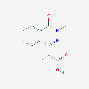 2-(3-Methyl-4-oxo-3,4-dihydro-phthalazin-1-yl)-propionic acid