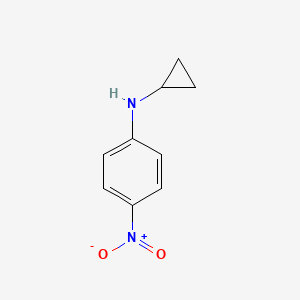 molecular formula C9H10N2O2 B2388344 N-环丙基-4-硝基苯胺 CAS No. 112033-47-3