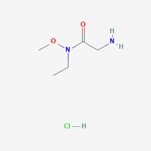 2-amino-N-ethyl-N-methoxyacetamide hydrochloride