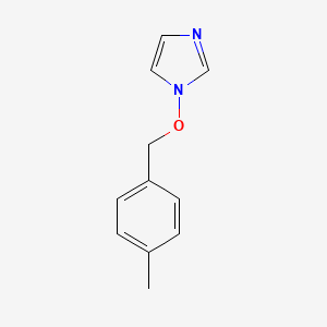 molecular formula C11H12N2O B2388378 1-[(4-methylbenzyl)oxy]-1H-imidazole CAS No. 320424-24-6