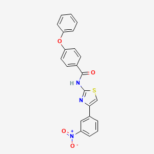 N-[4-(3-nitrophenyl)-1,3-thiazol-2-yl]-4-phenoxybenzamide