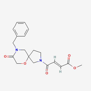 Methyl (E)-4-(9-benzyl-8-oxo-6-oxa-2,9-diazaspiro[4.5]decan-2-yl)-4-oxobut-2-enoate