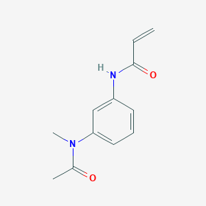 molecular formula C12H14N2O2 B2388446 N-[3-(N-methylacetamido)phenyl]prop-2-enamide CAS No. 2459725-67-6