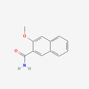 molecular formula C12H11NO2 B2388452 3-Methoxynaphthalene-2-carboxamide CAS No. 13042-06-3